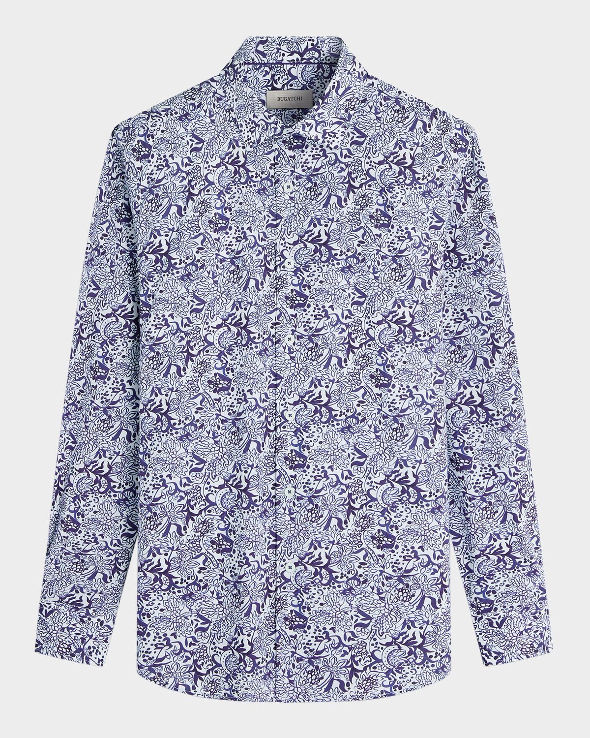 Bugatchi Men 's Julian Floral Sport Shirt