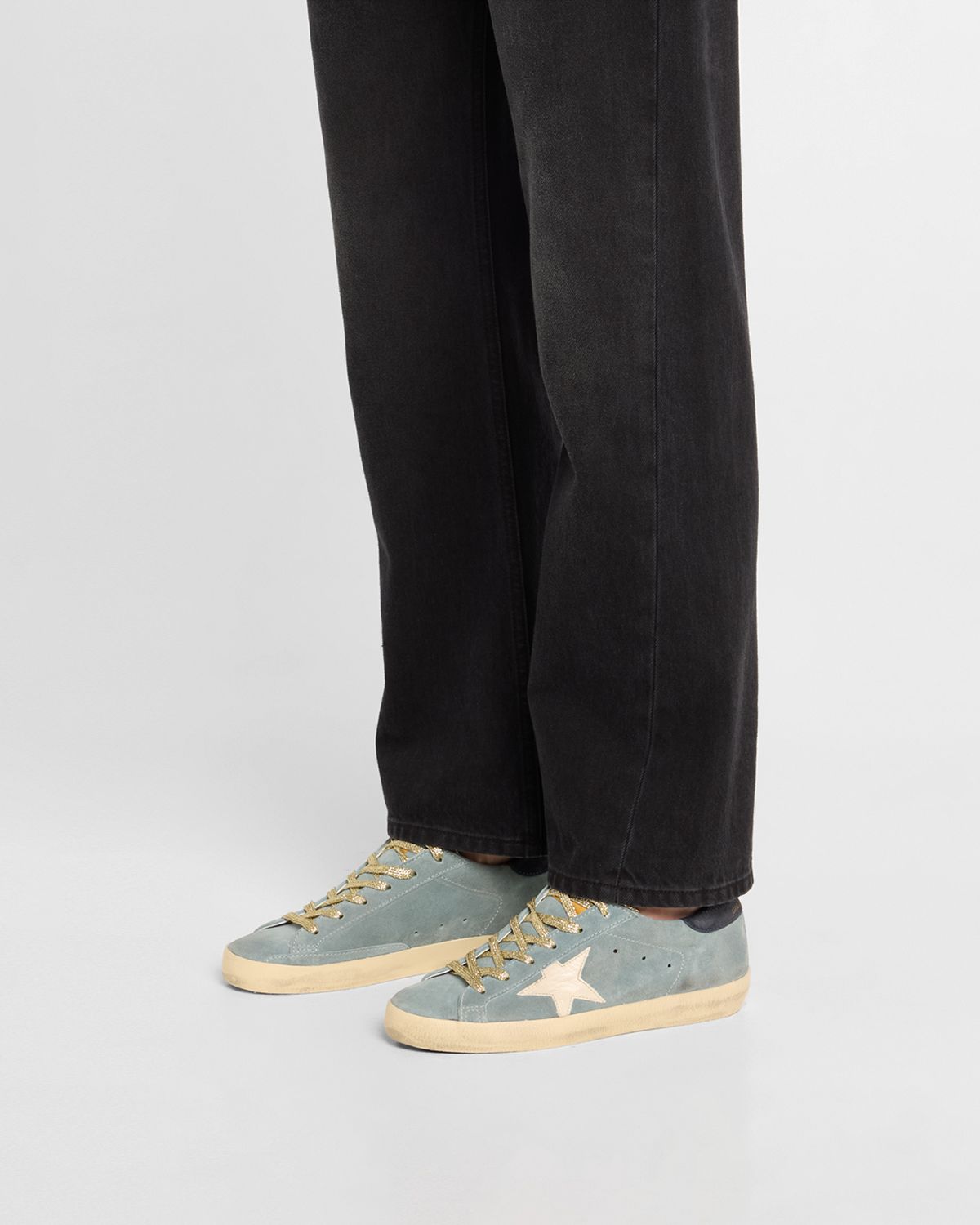 Golden Goose Super-Star Low-Top Suede Sneakers