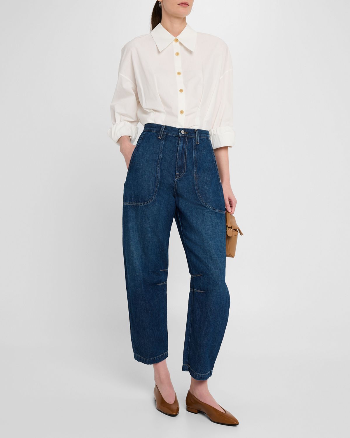 TWP Jetties Beach Wide-Leg Jeans