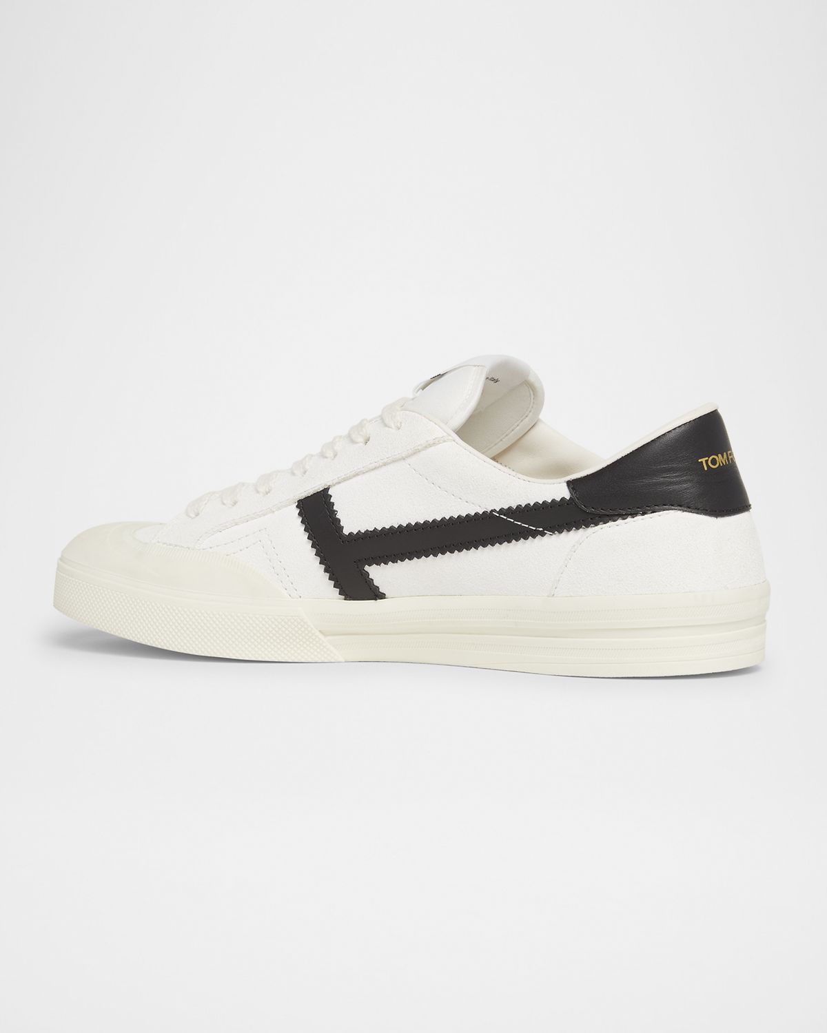 TOM FORD Jaravis Suede and Leather Low-Top Sneakers