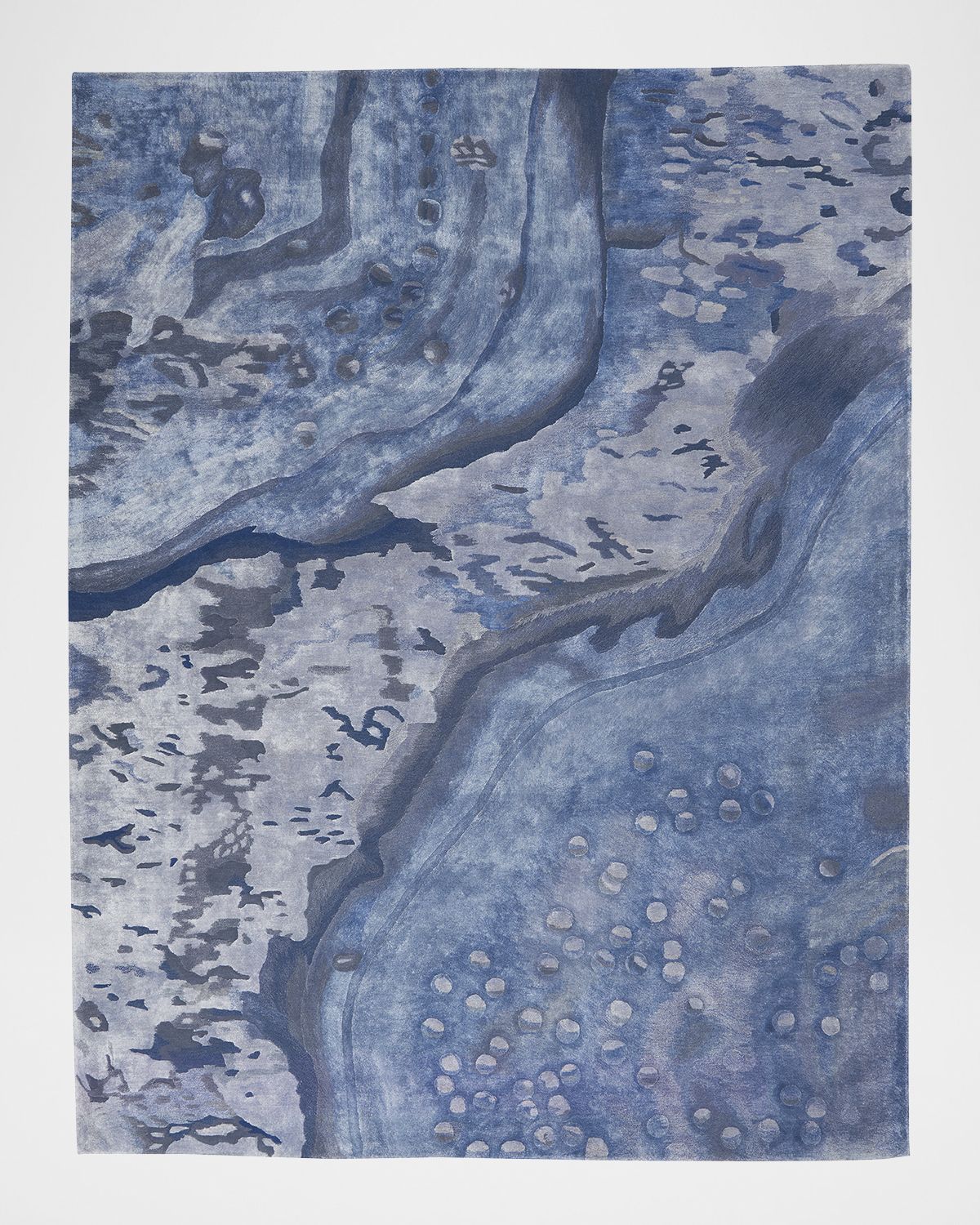 Nourison Prismatic Blue Hand-Tufted Rug | Thumbnail 6