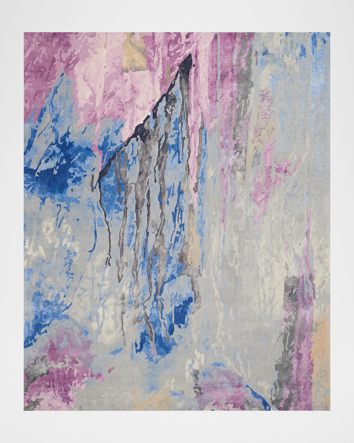 Nourison Prismatic Grey/Multicolor Hand-Tufted Rug | Thumbnail 5