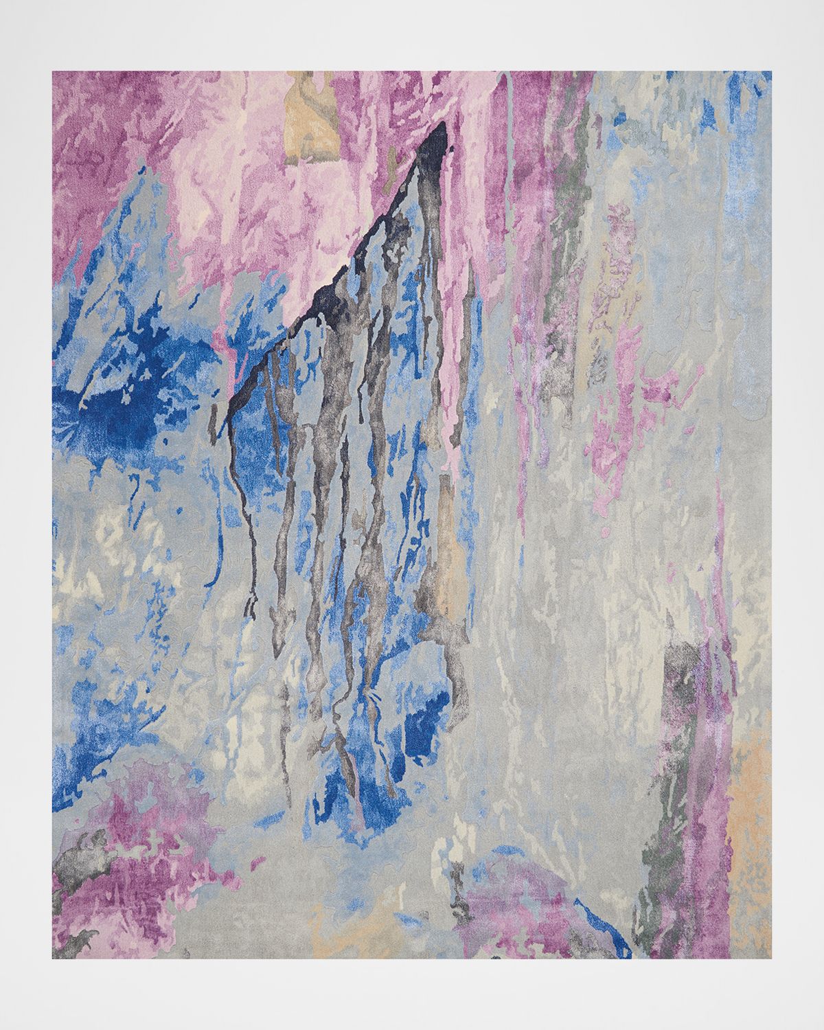 Nourison Prismatic Grey/Multicolor Hand-Tufted Rug | Thumbnail 5