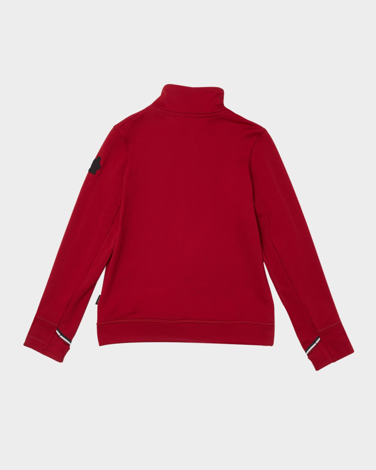 Moncler Grenoble Boy 's Tri-Stripe Quarter Zip, Size 8-14