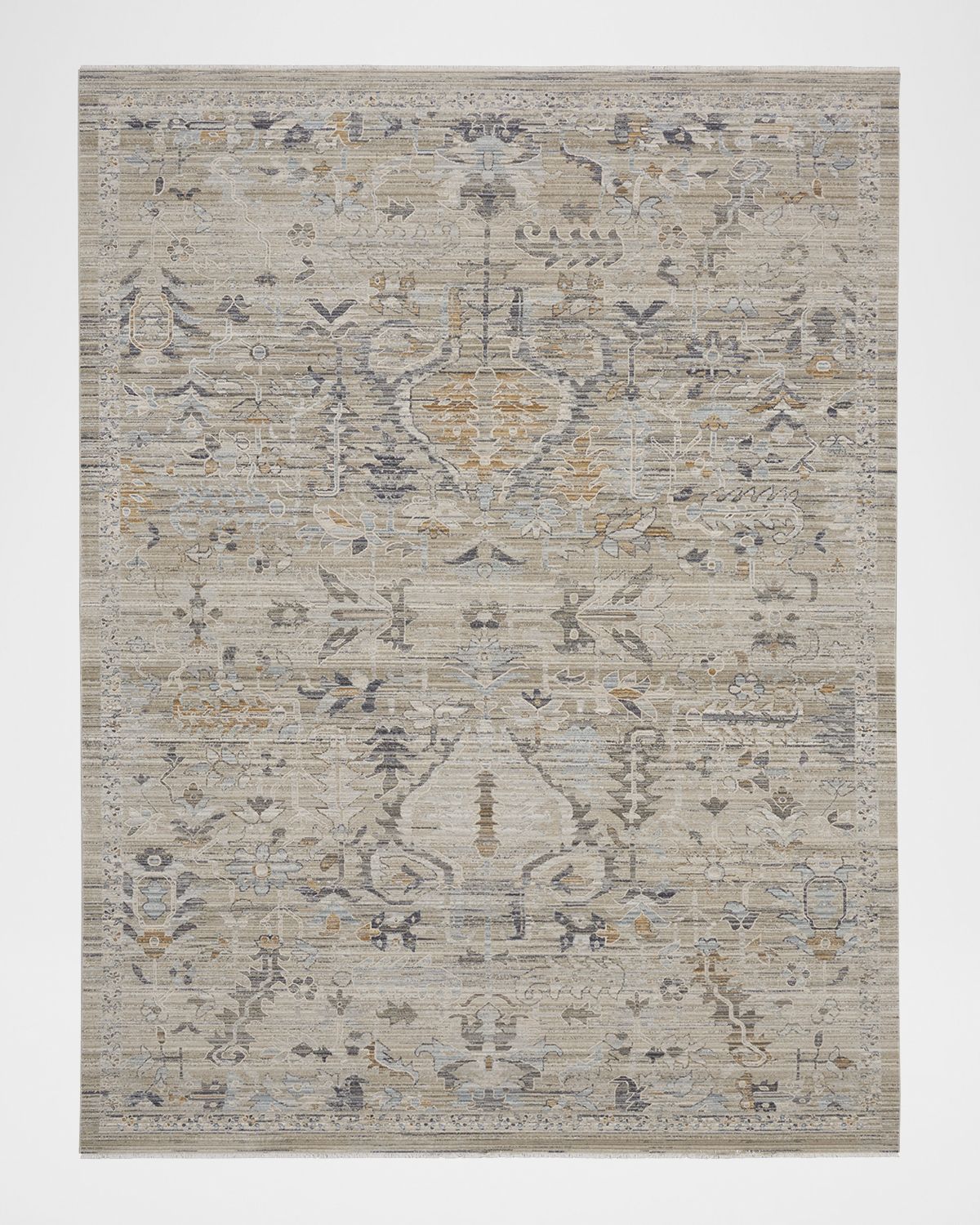 Nourison Lynx Taupe Power-Loomed Rug | Thumbnail 8