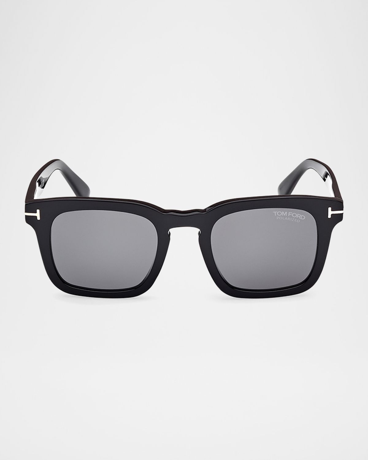 TOM FORD Men 's Dax Polarized Acetate Square Sunglasses