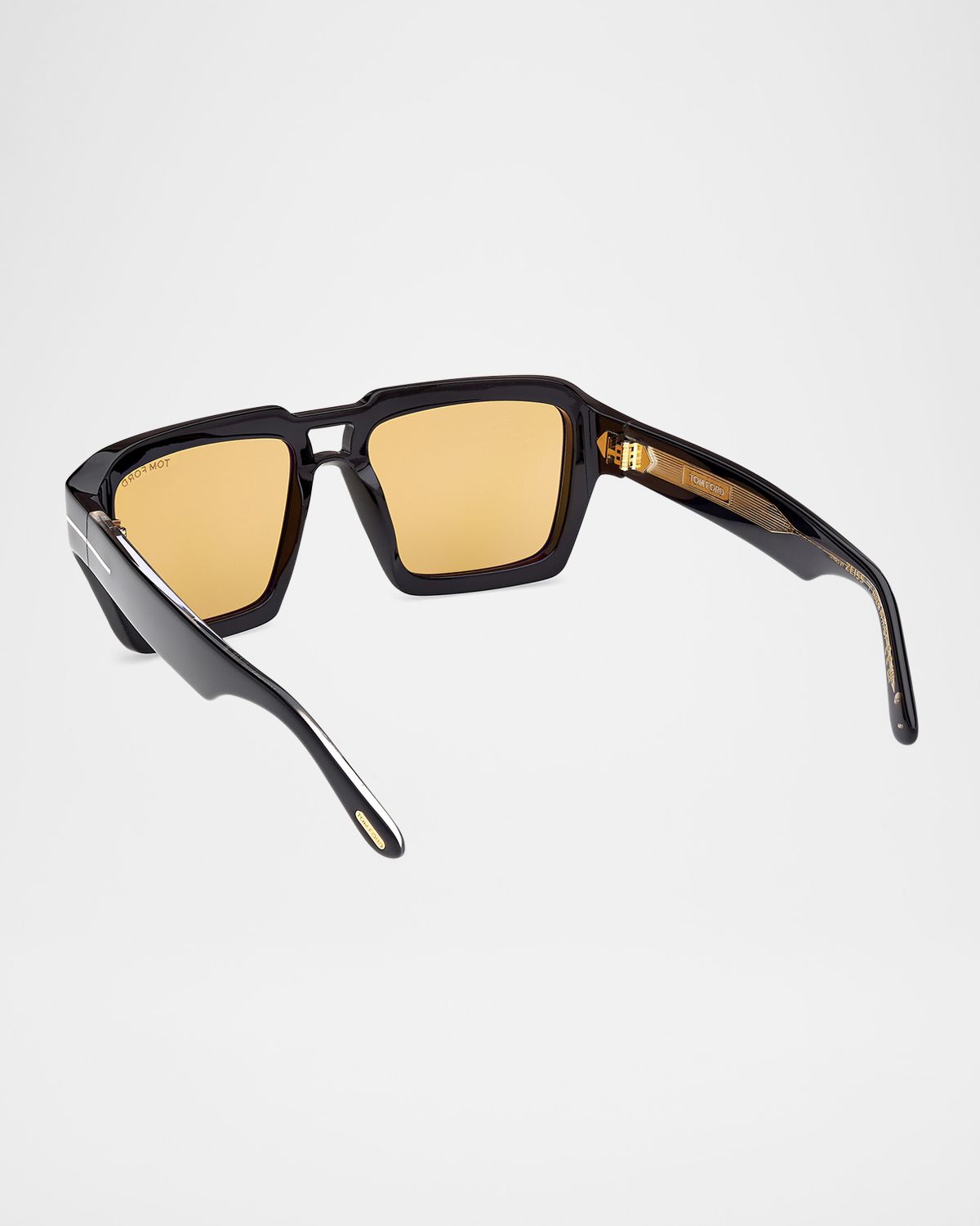 TOM FORD Men 's FT1202M Acetate Rectangle Sunglasses