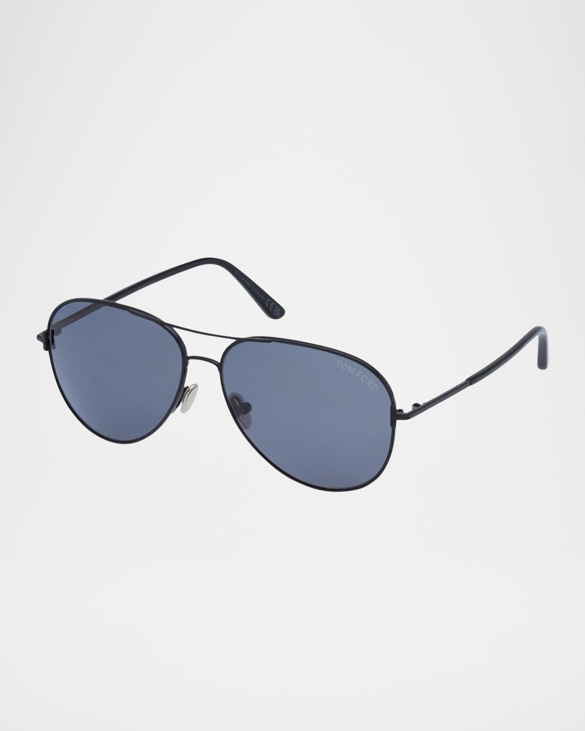 TOM FORD Men 's Clark Metal Aviator Sunglasses