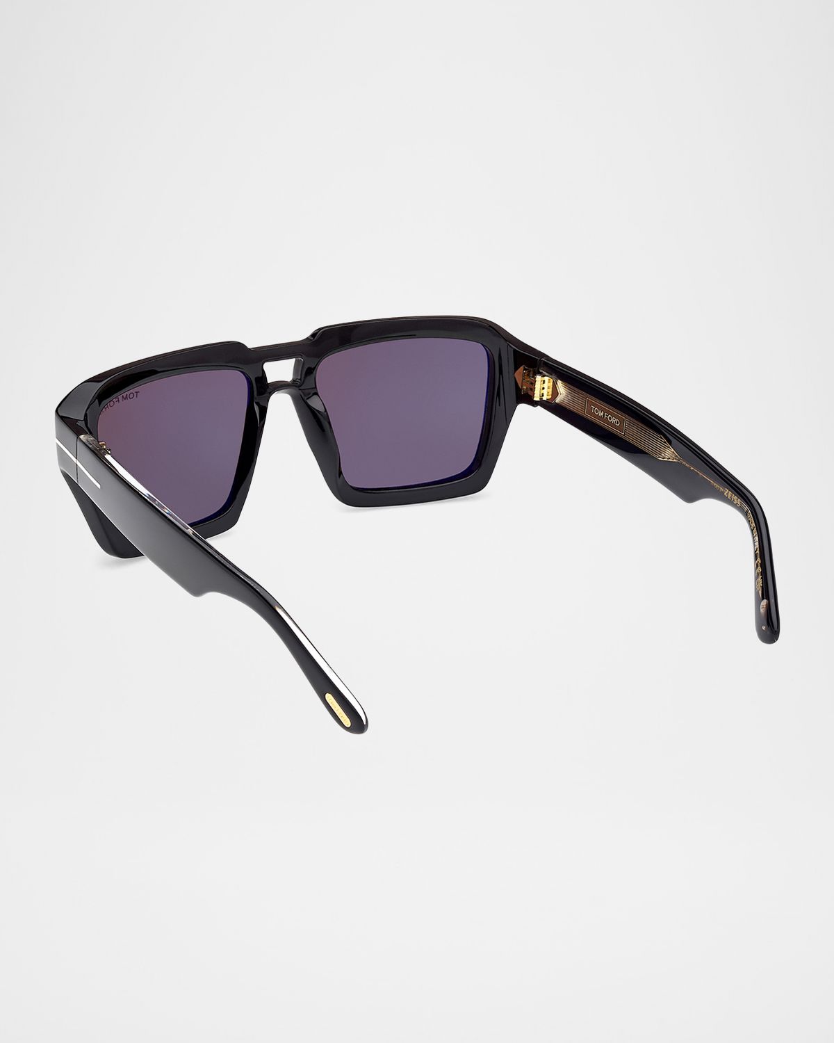 TOM FORD Men 's FT1202M Acetate Rectangle Sunglasses
