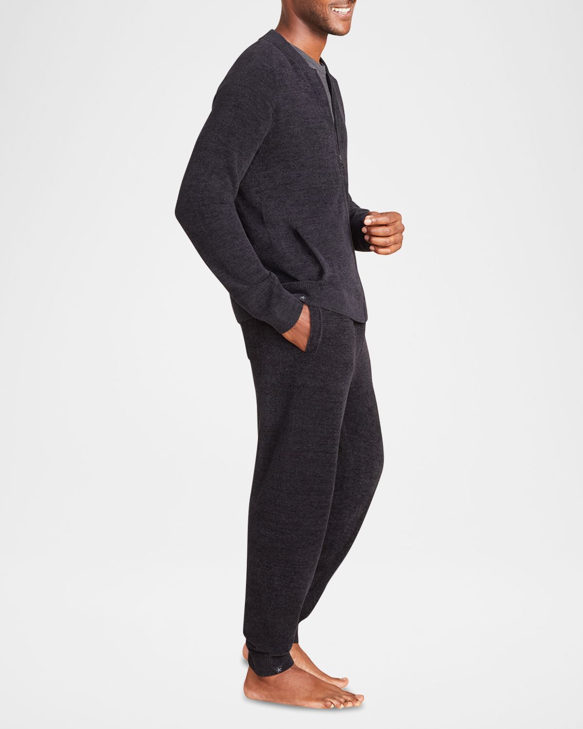 Barefoot Dreams Men 's CozyChic Ultra Lite Full-Zip Jacket