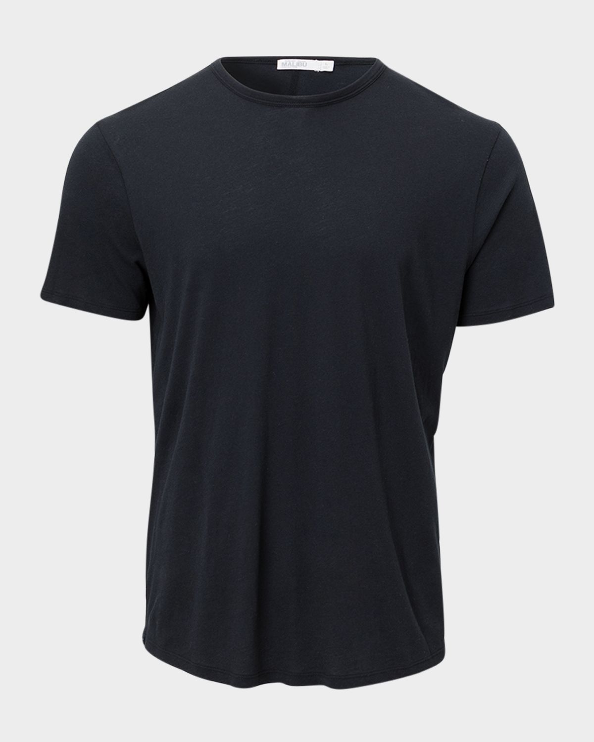 Barefoot Dreams Men 's Malibu Collection Cotton Modal Crewneck T-Shirt