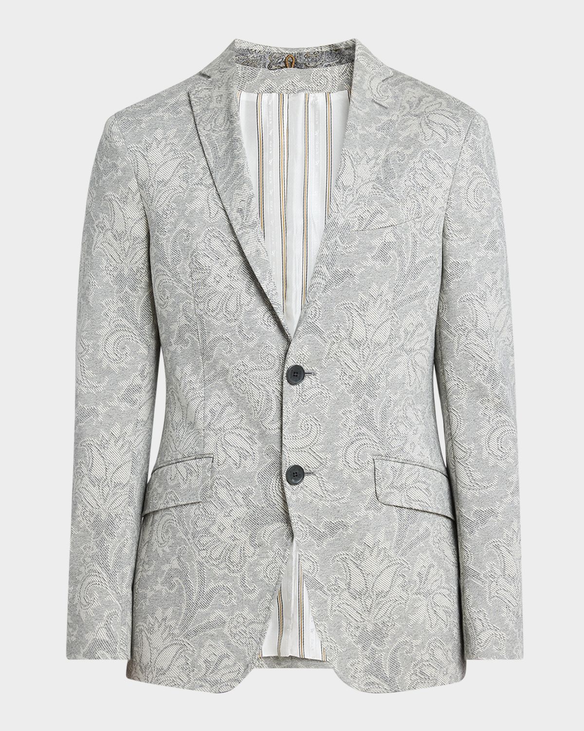 Etro Men 's Cotton Paisley Jacquard Two-Button Sport Jacket