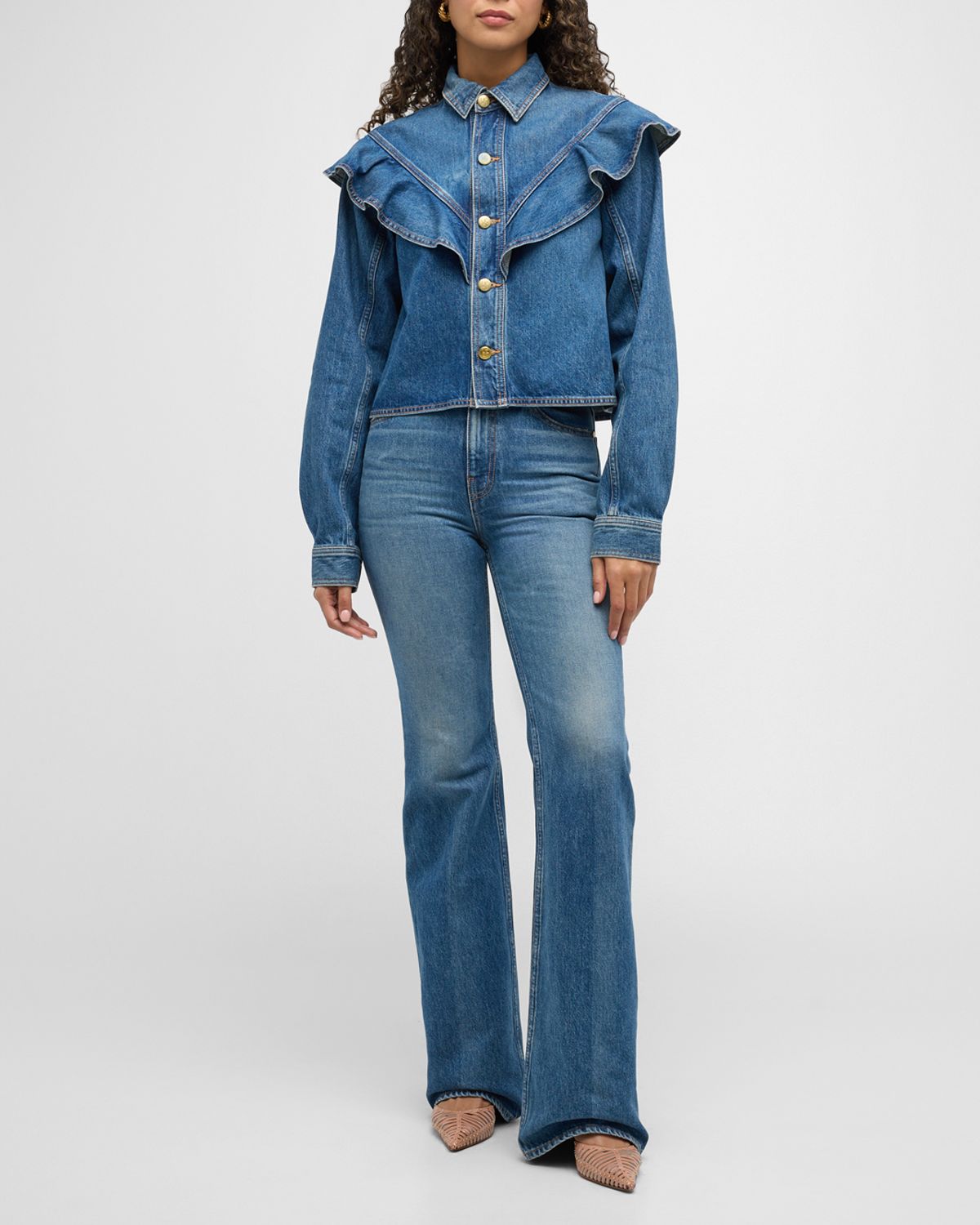 Ulla Johnson The Mathilde Denim Shirt