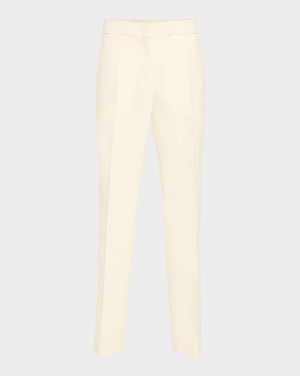 Jil Sander Slits-Hem Straight-Leg Wool Trousers
