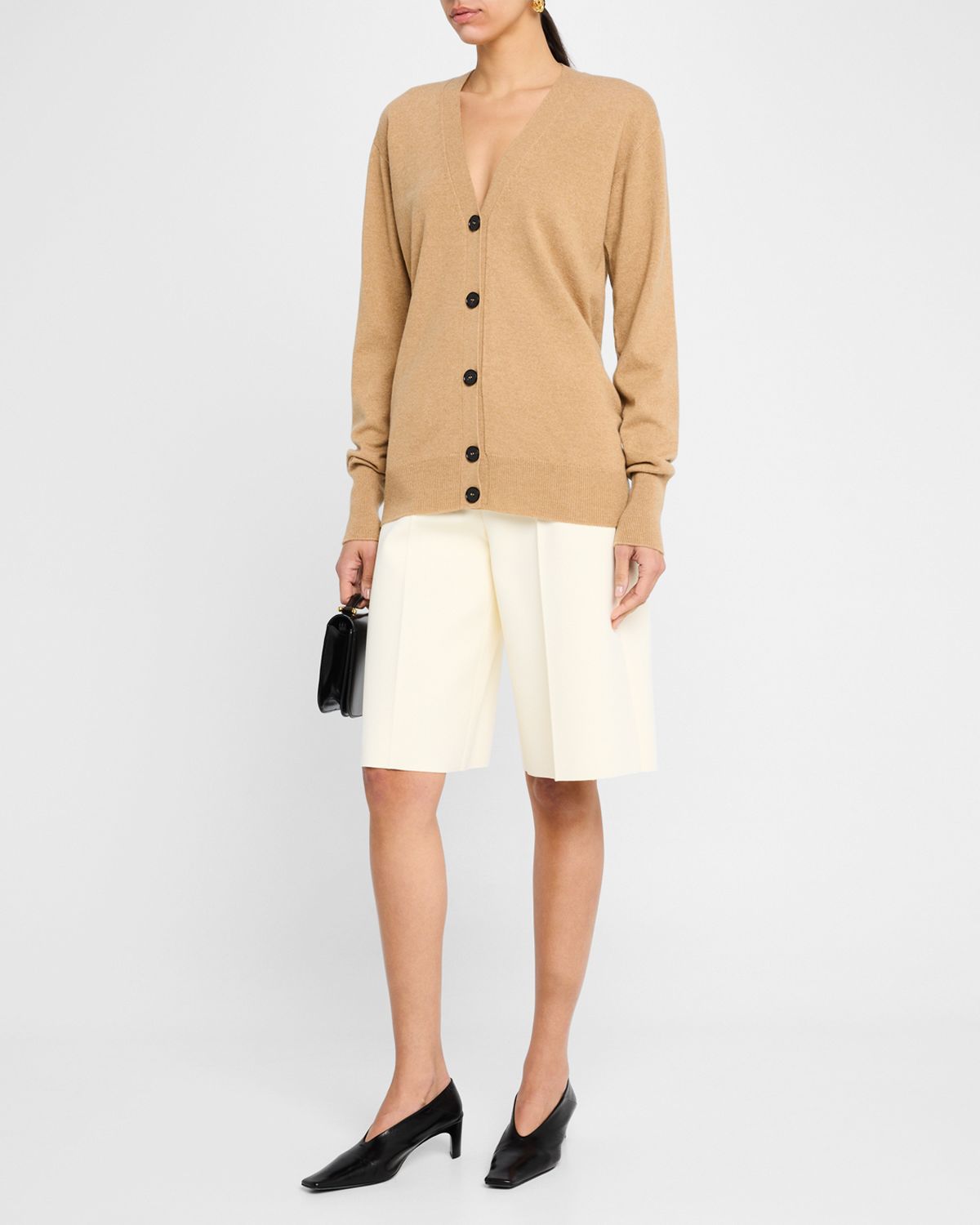 Jil Sander V-Neck Cashmere Cardigan
