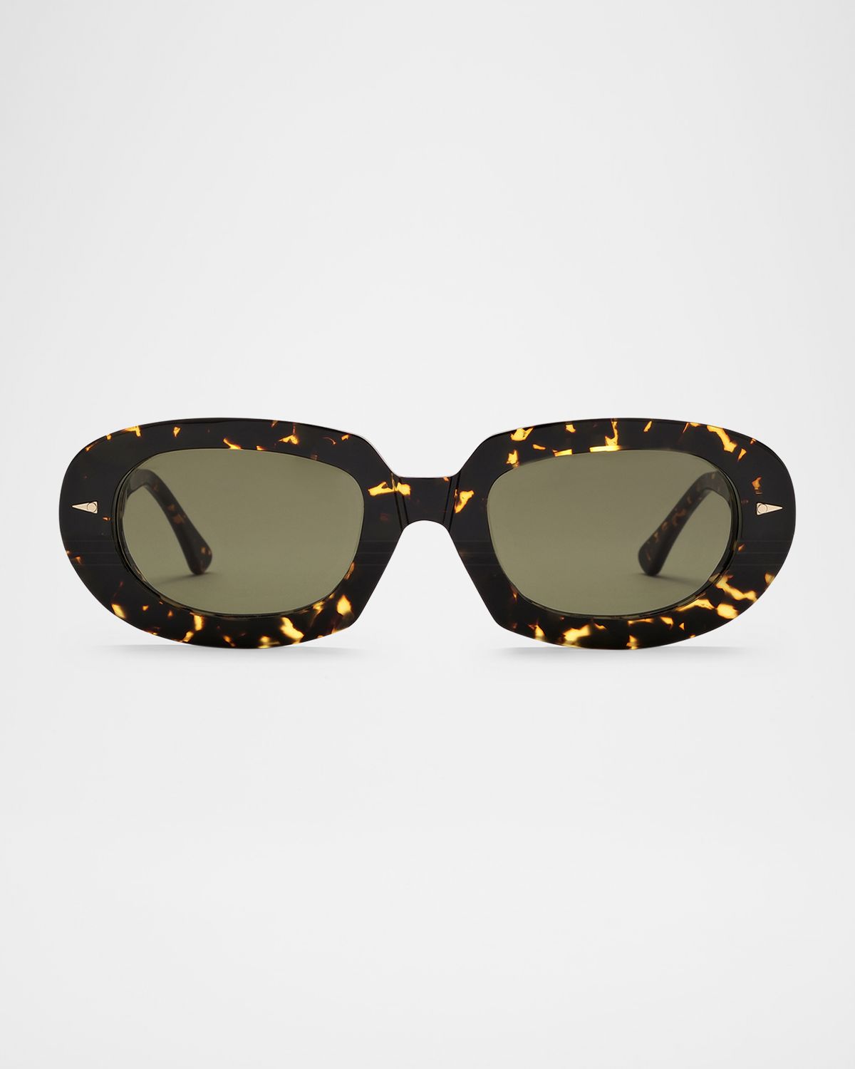 AHLEM Lombards Acetate & Nylon Oval Sunglasses