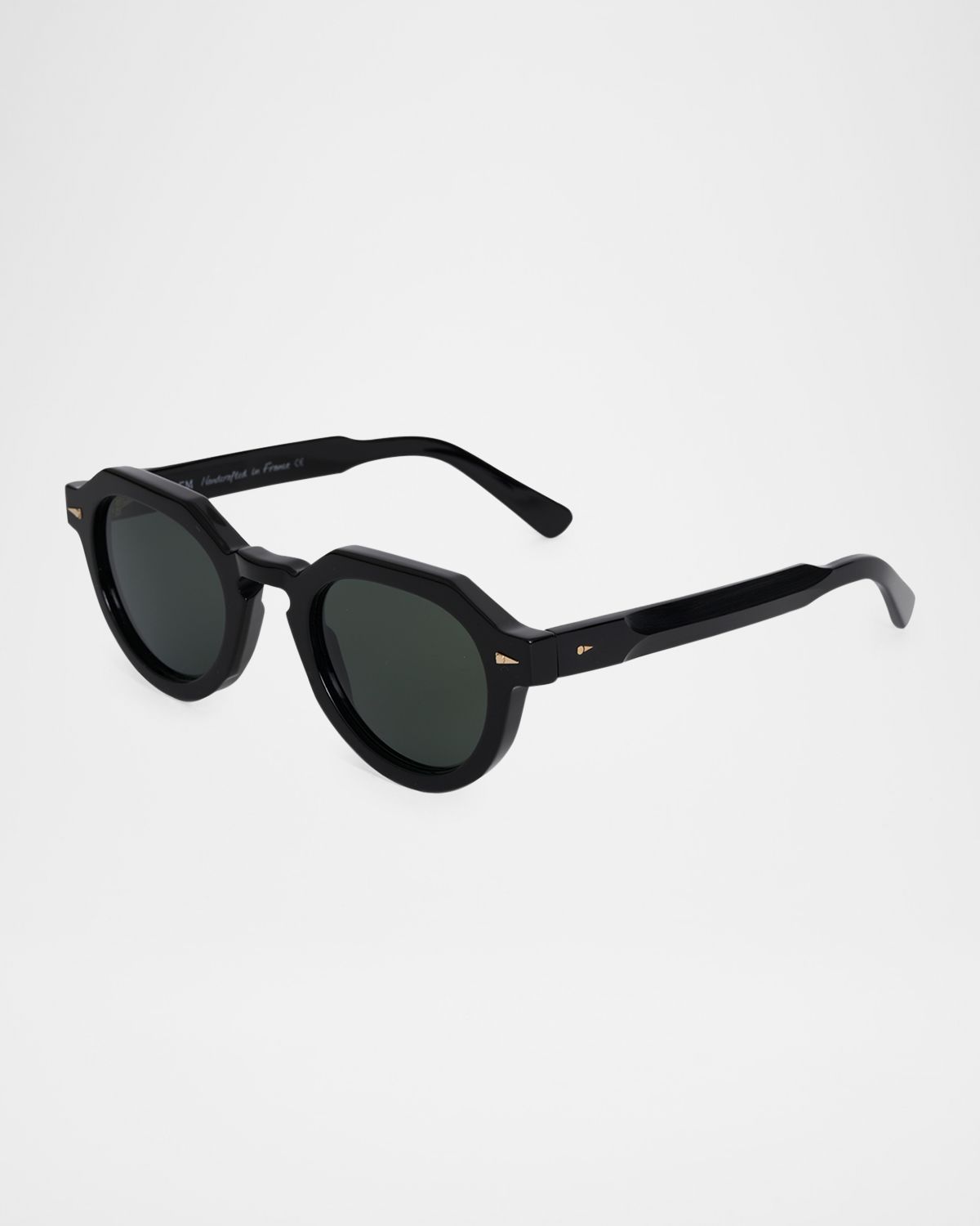AHLEM Grenelle Acetate & Nylon Round Sunglasses