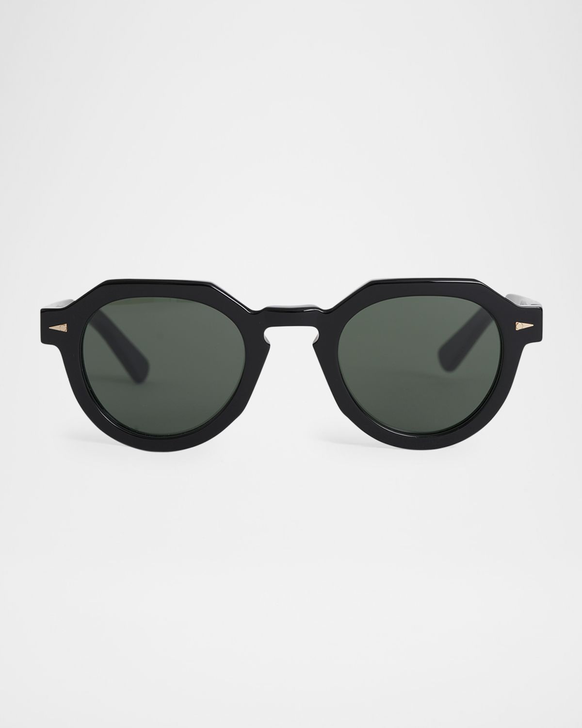 AHLEM Grenelle Acetate & Nylon Round Sunglasses
