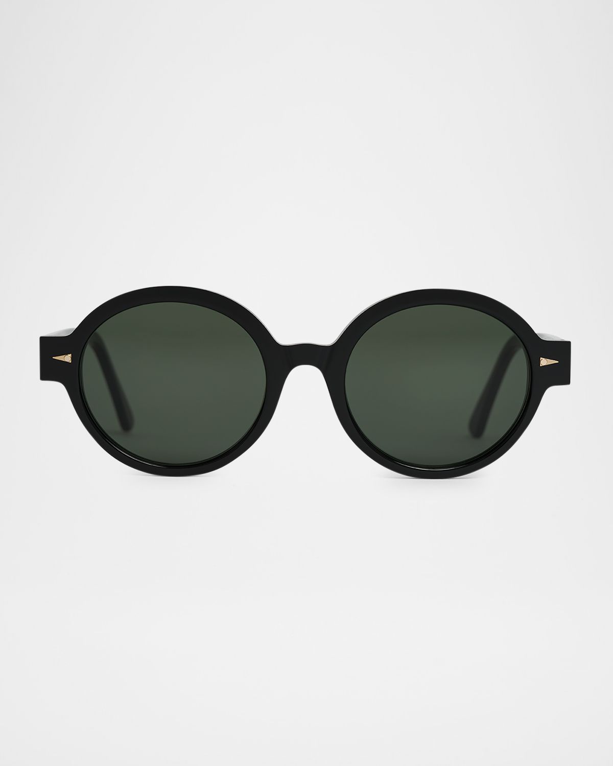 AHLEM Rue Du Soleil Acetate & Nylon Round Sunglasses
