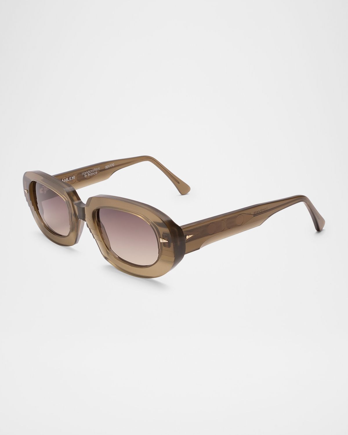 AHLEM Lombards Acetate & Nylon Oval Sunglasses
