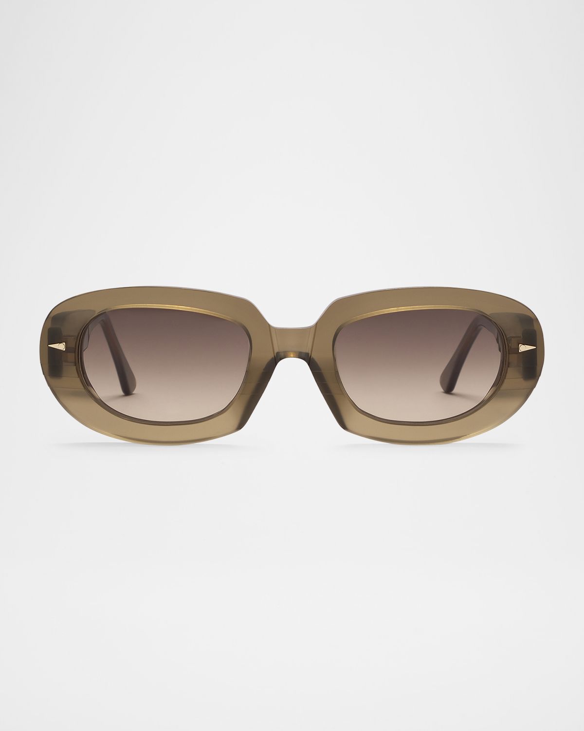 AHLEM Lombards Acetate & Nylon Oval Sunglasses