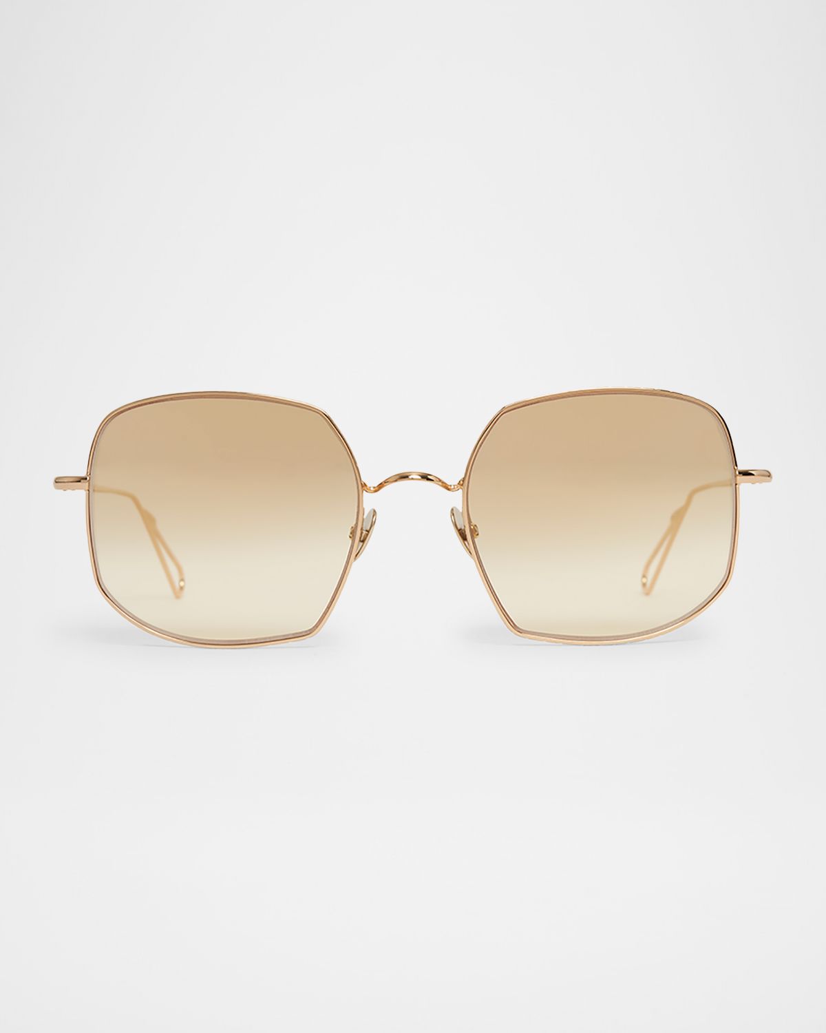 AHLEM Varenne Square Metal & Nylon Sunglasses