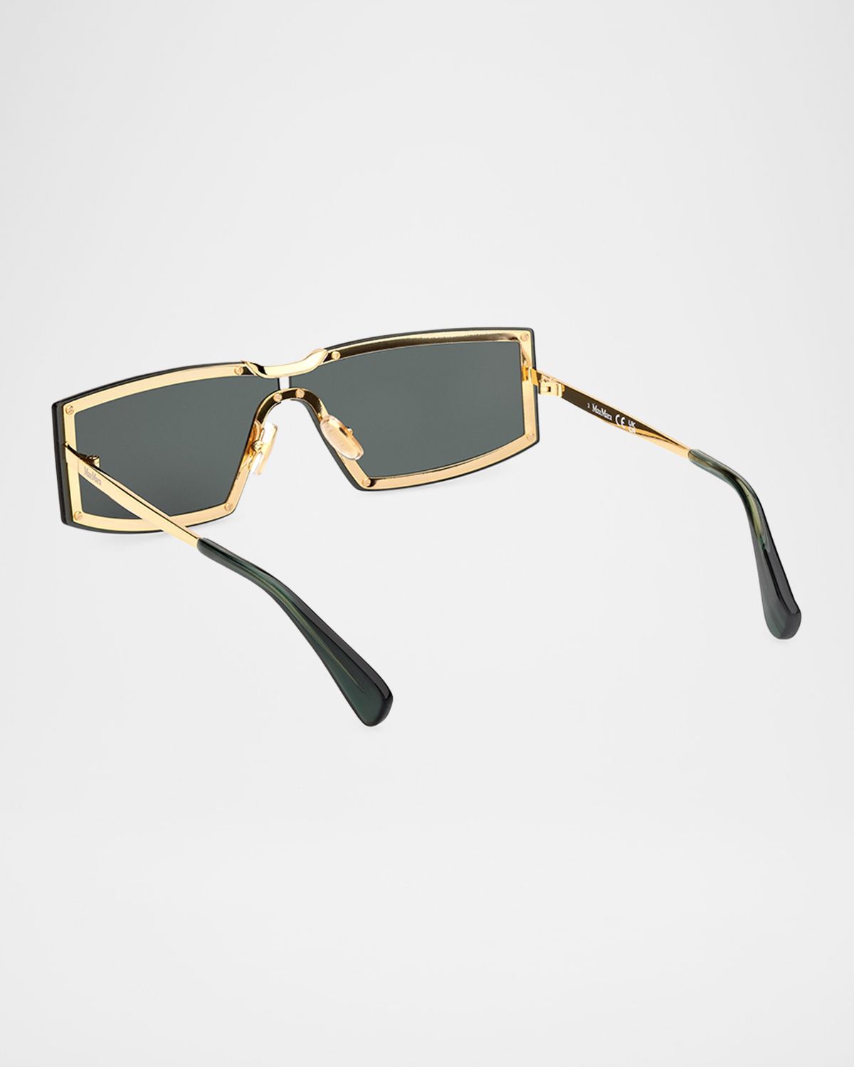 Max Mara Metal Rectangle Sunglasses