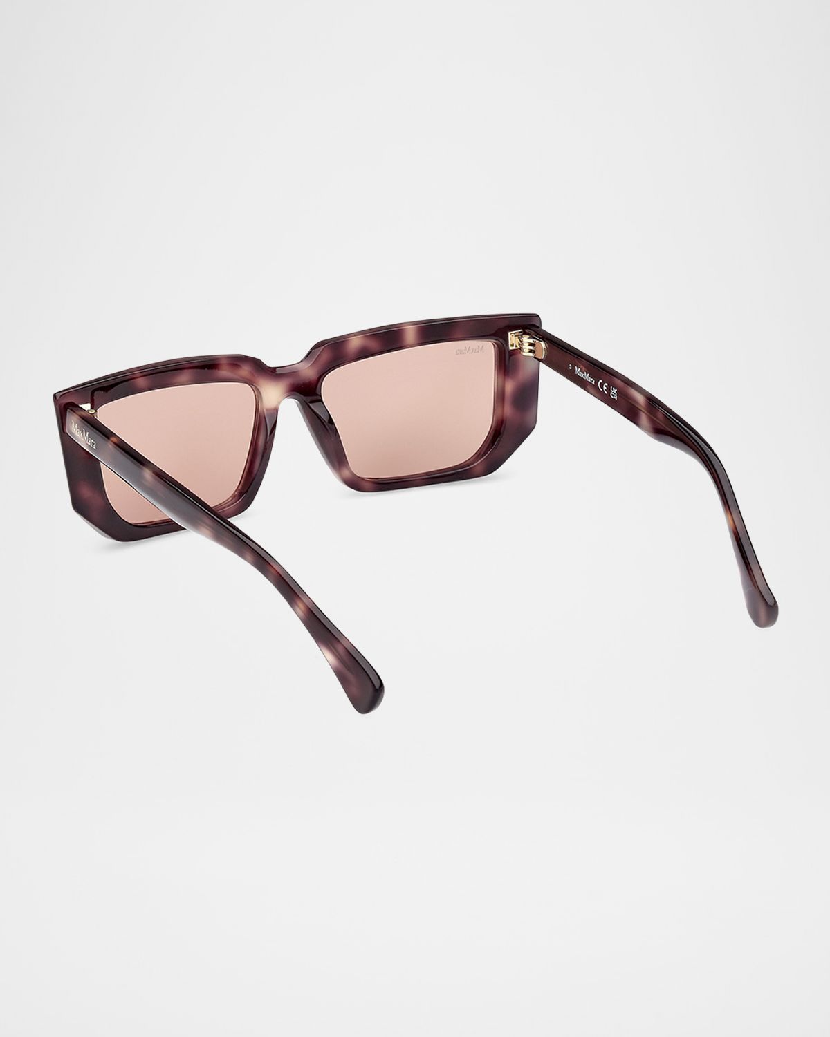 Max Mara Acetate Rectangle Sunglasses