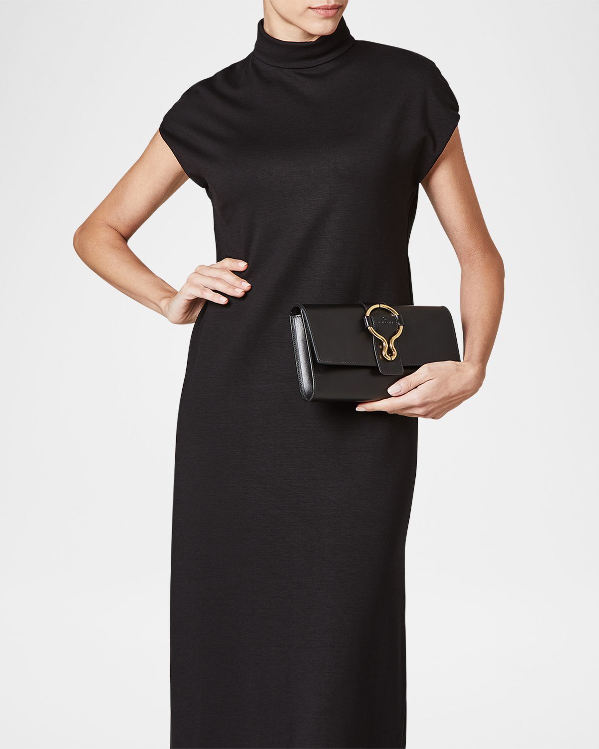 Il Bisonte Consuelo Leather Flap Clutch Bag