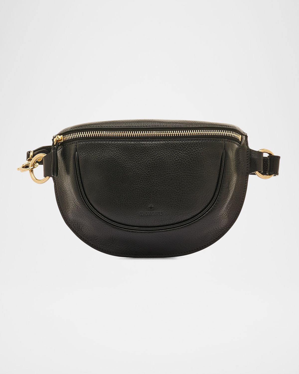 Il Bisonte Oliveta Zip Leather Belt Bag