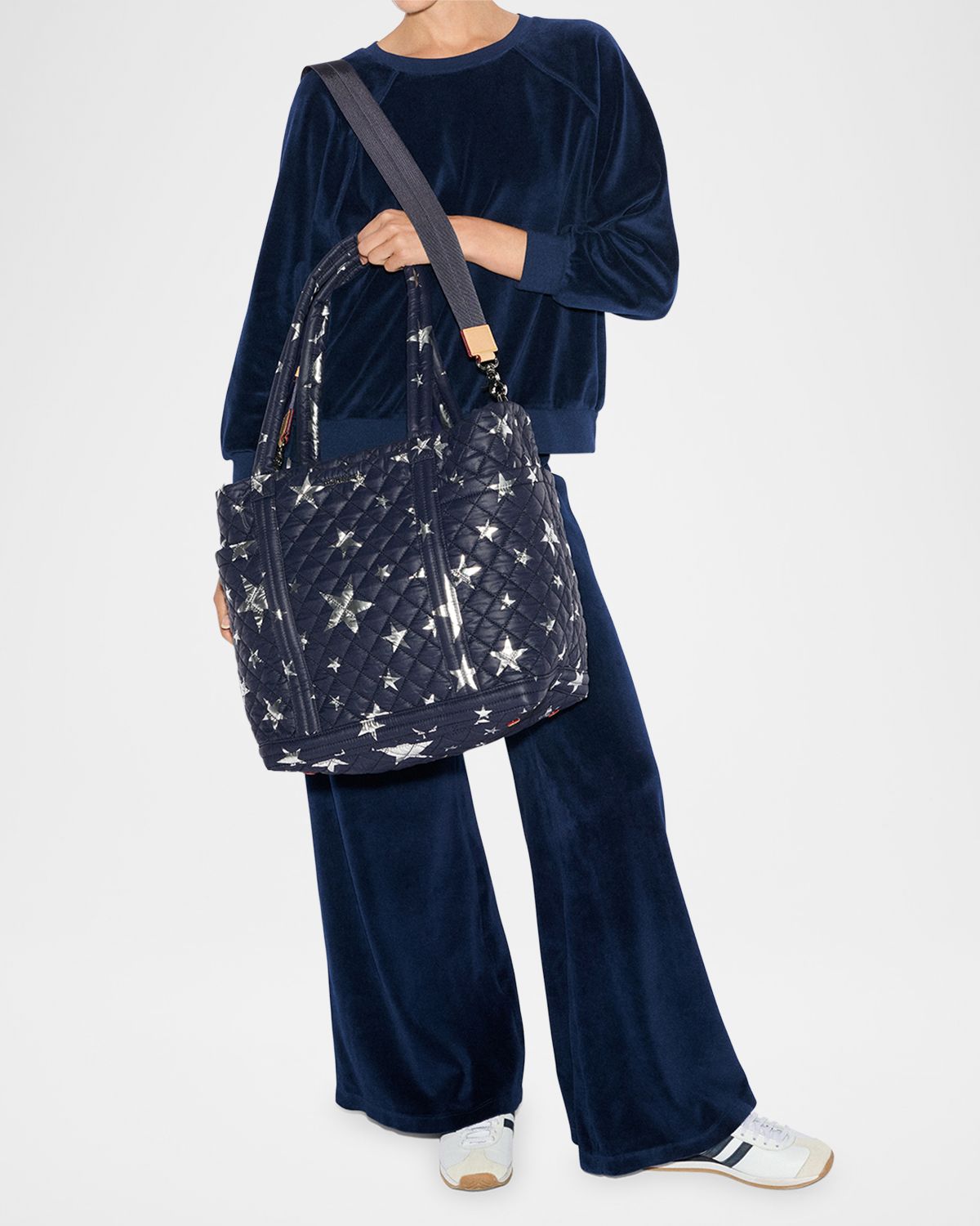 MZ WALLACE Empire Large Star-Print Tote Bag