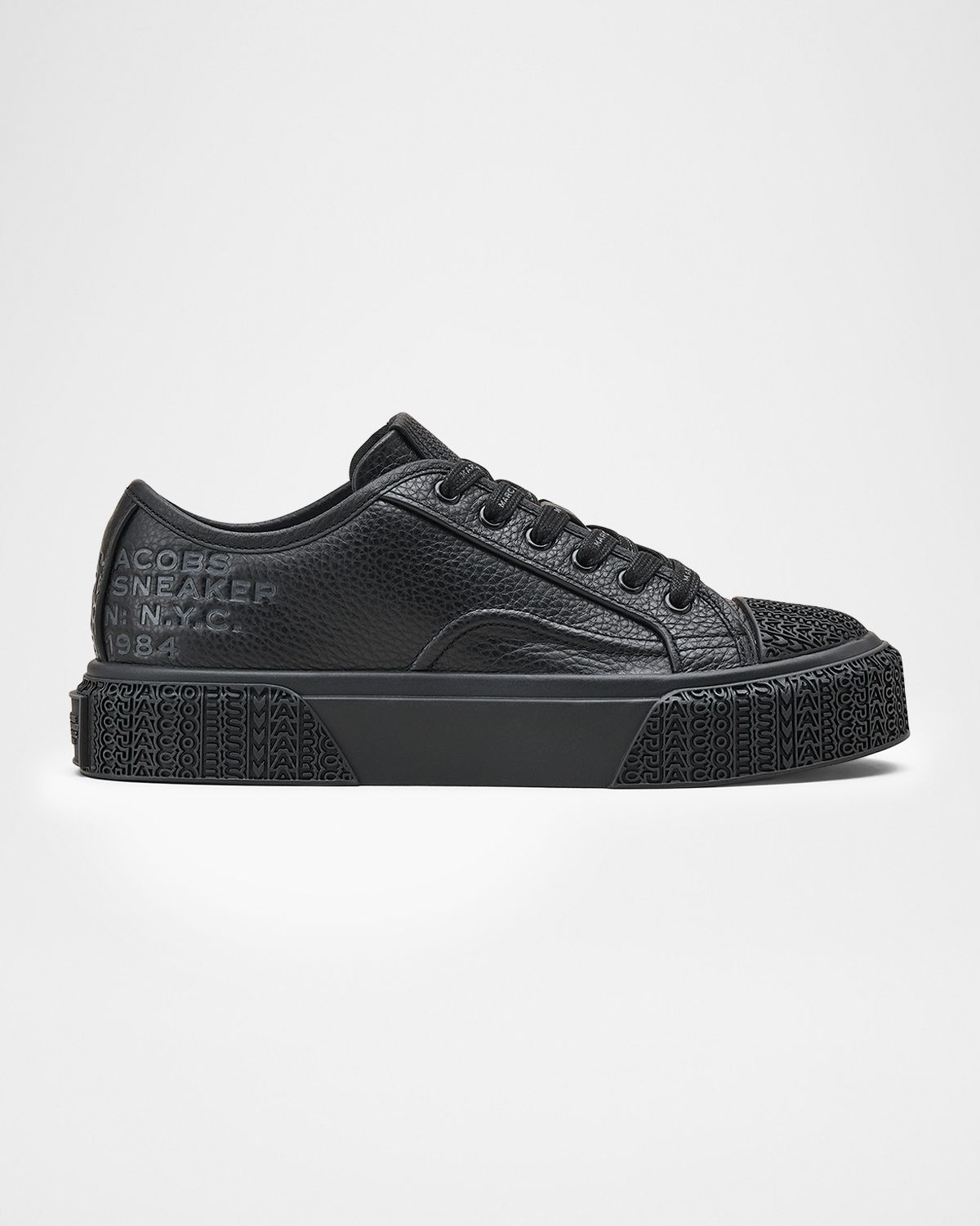 Marc Jacobs Leather Low-Top Logo Sneakers