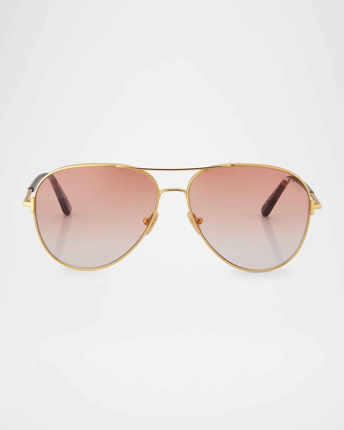 TOM FORD Clark Metal Aviator Sunglasses