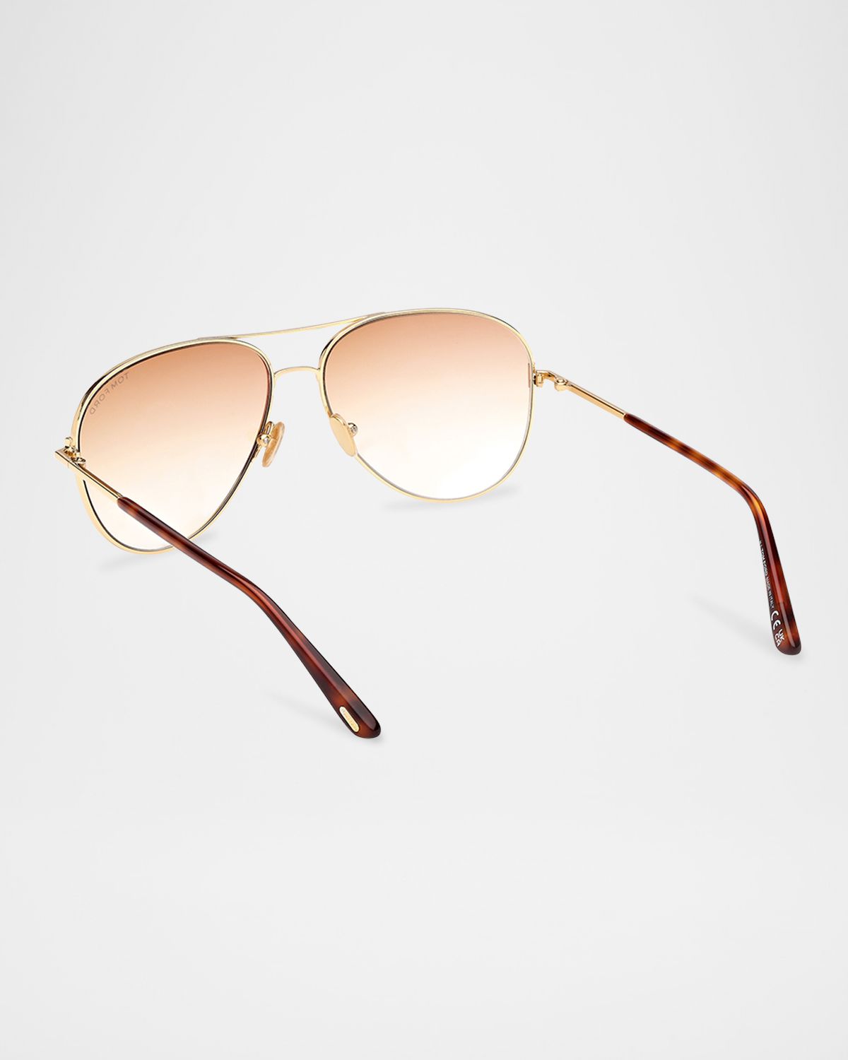 TOM FORD Clark Metal Aviator Sunglasses
