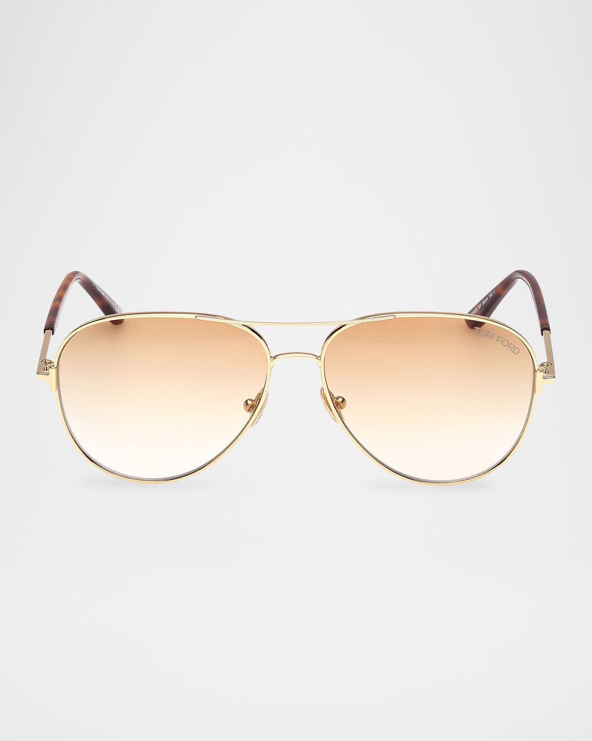TOM FORD Clark Metal Aviator Sunglasses