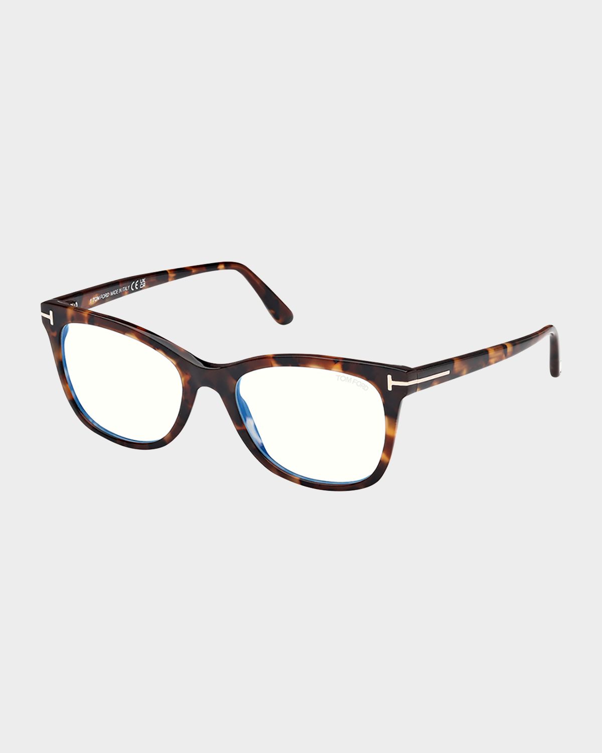 TOM FORD Blue Light Blocking Acetate Square Glasses