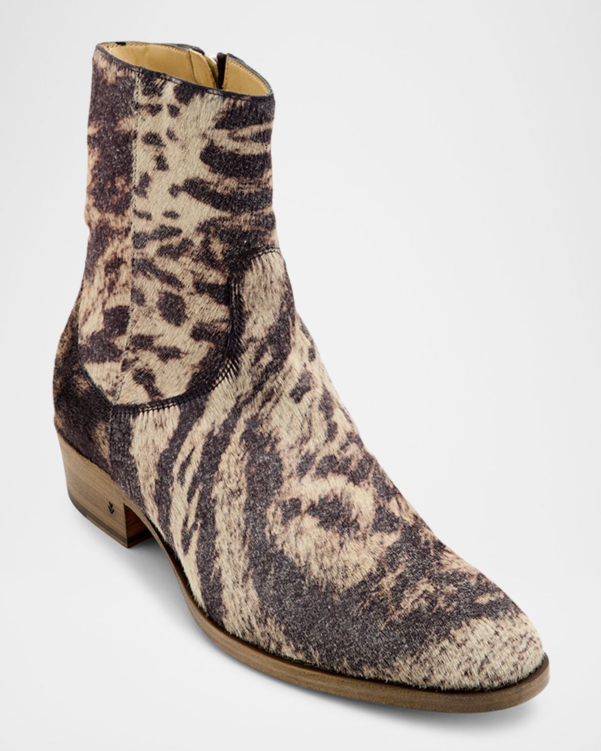 John Varvatos Men 's Ludlow Zip Ankle Boots