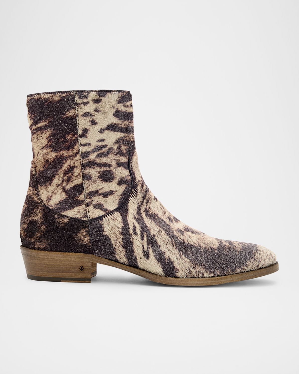 John Varvatos Men 's Ludlow Zip Ankle Boots