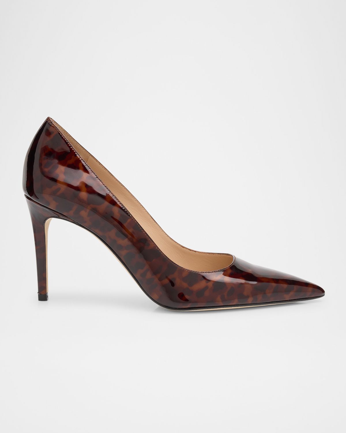Stuart Weitzman 85mm Stuart Power Leather Pumps