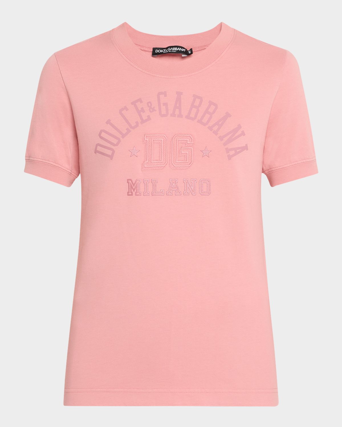 Dolce & Gabbana College Logo Jersey Slim-Fit Top