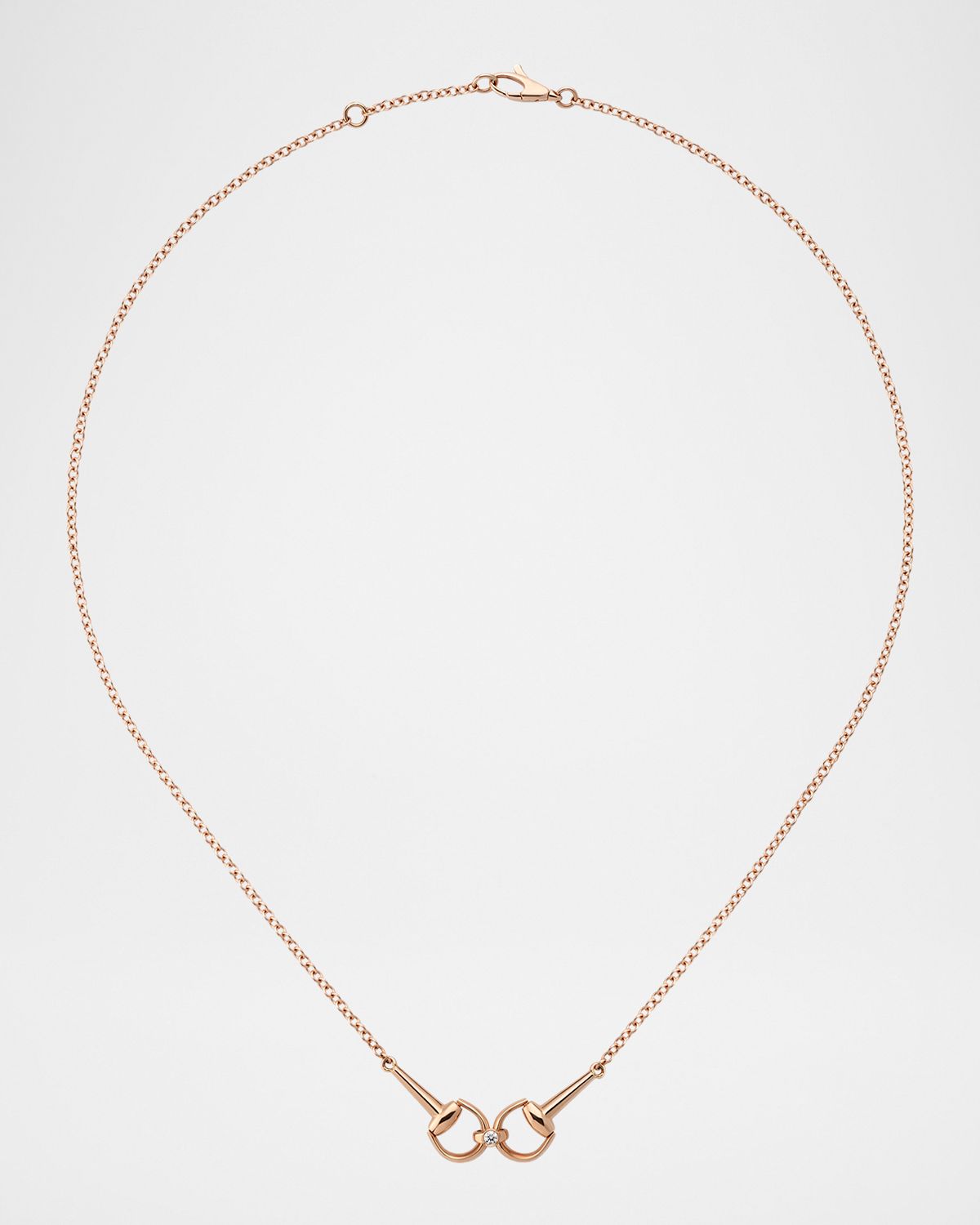 Gucci Horsebit Diamond Necklace