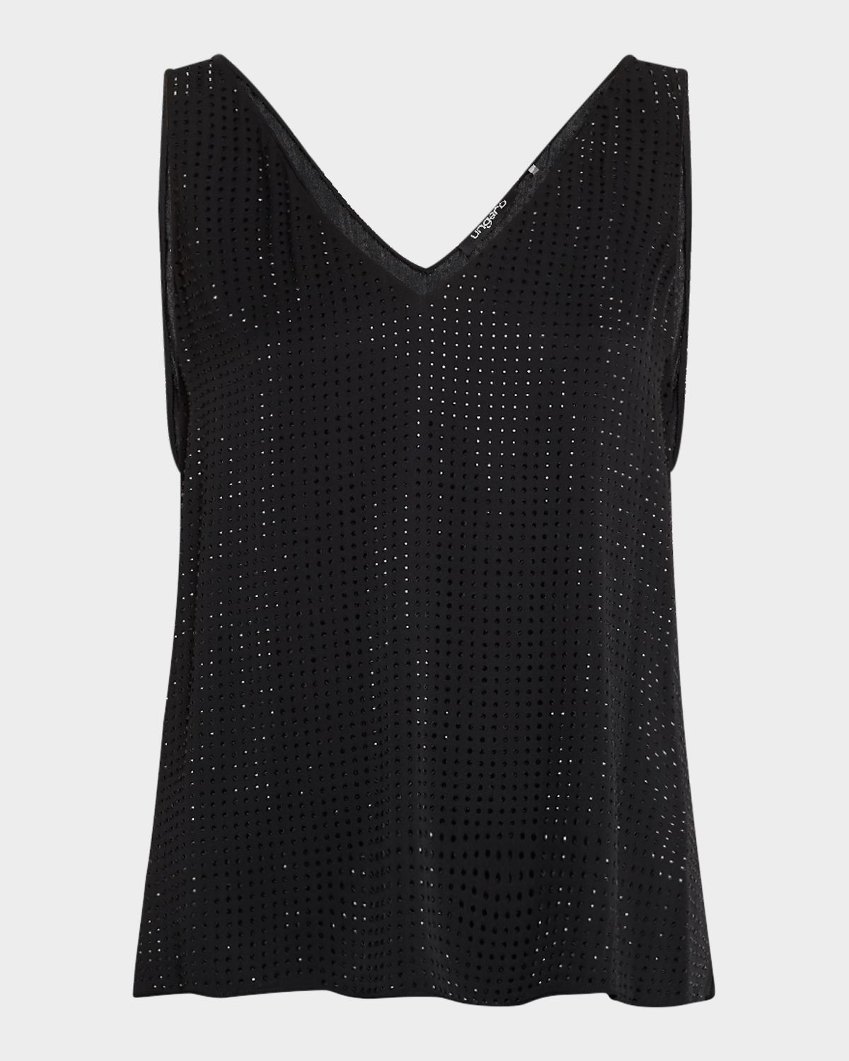 Ungaro Sleeveless Rhinestone Blouse | Thumbnail 6 Ungaro Sleeveless Rhinestone Blouse | Thumbnail 6