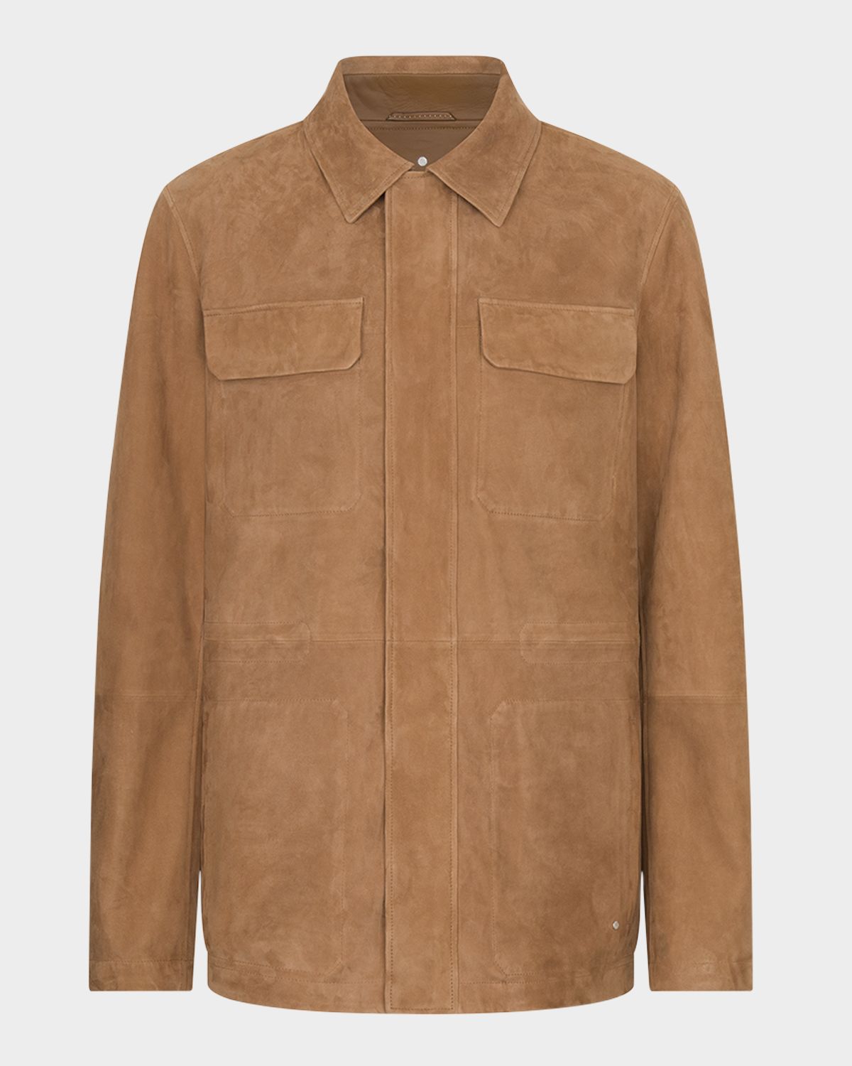 Stefano Ricci Men 's Suede Full-Zip Field Jacket
