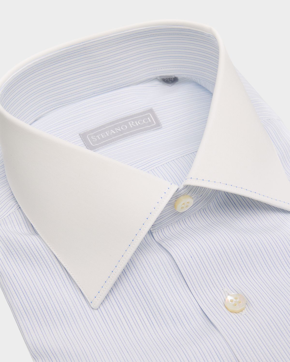 Stefano Ricci Men 's Cotton Micro-Stripe Dress Shirt