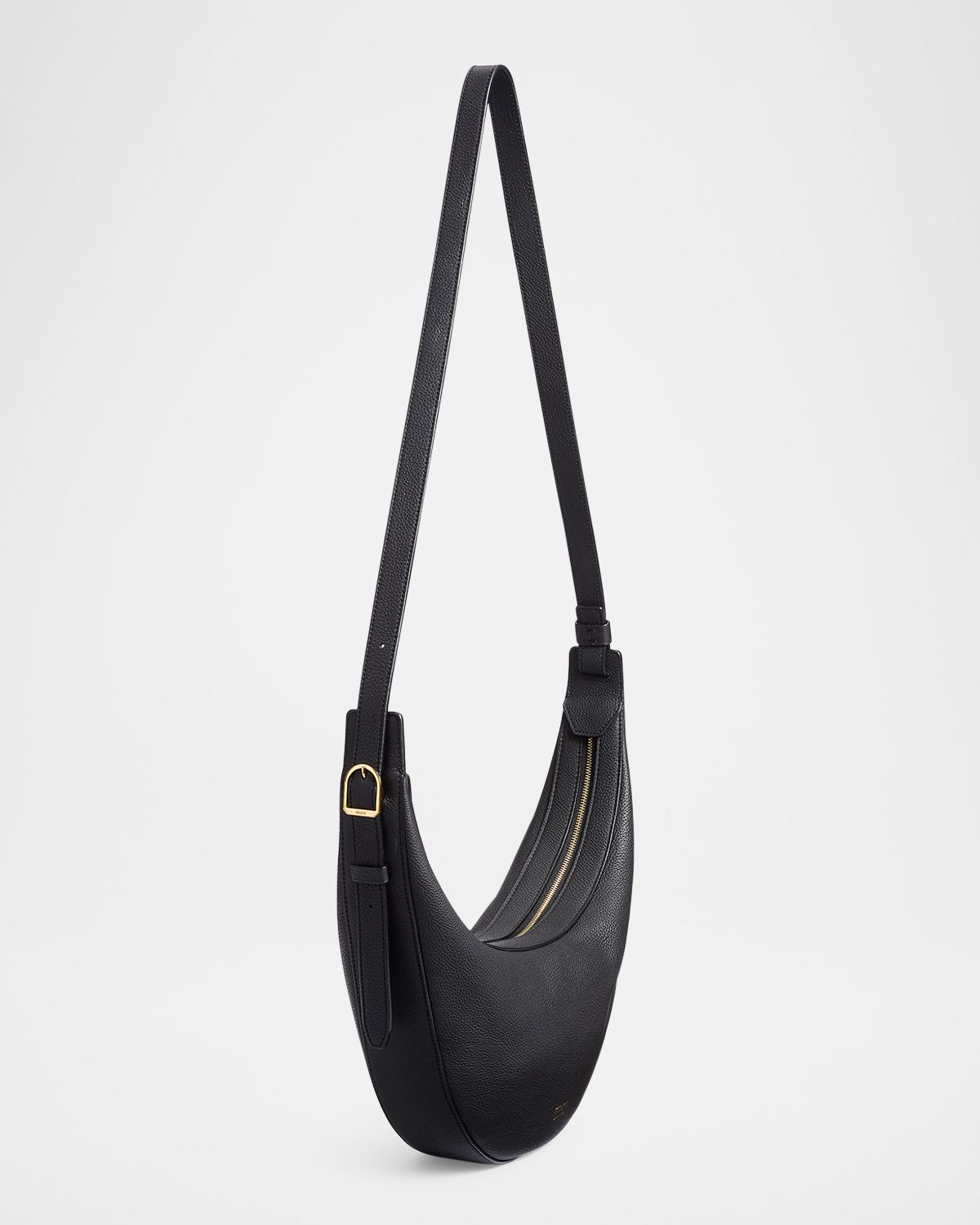 Khaite Augustina Small Zip Calfskin Crossbody Bag