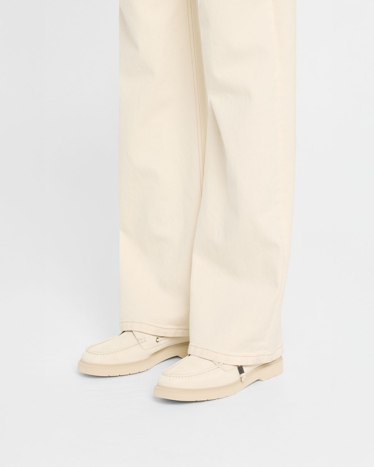 Brunello Cucinelli Classic Suede Boat Loafers