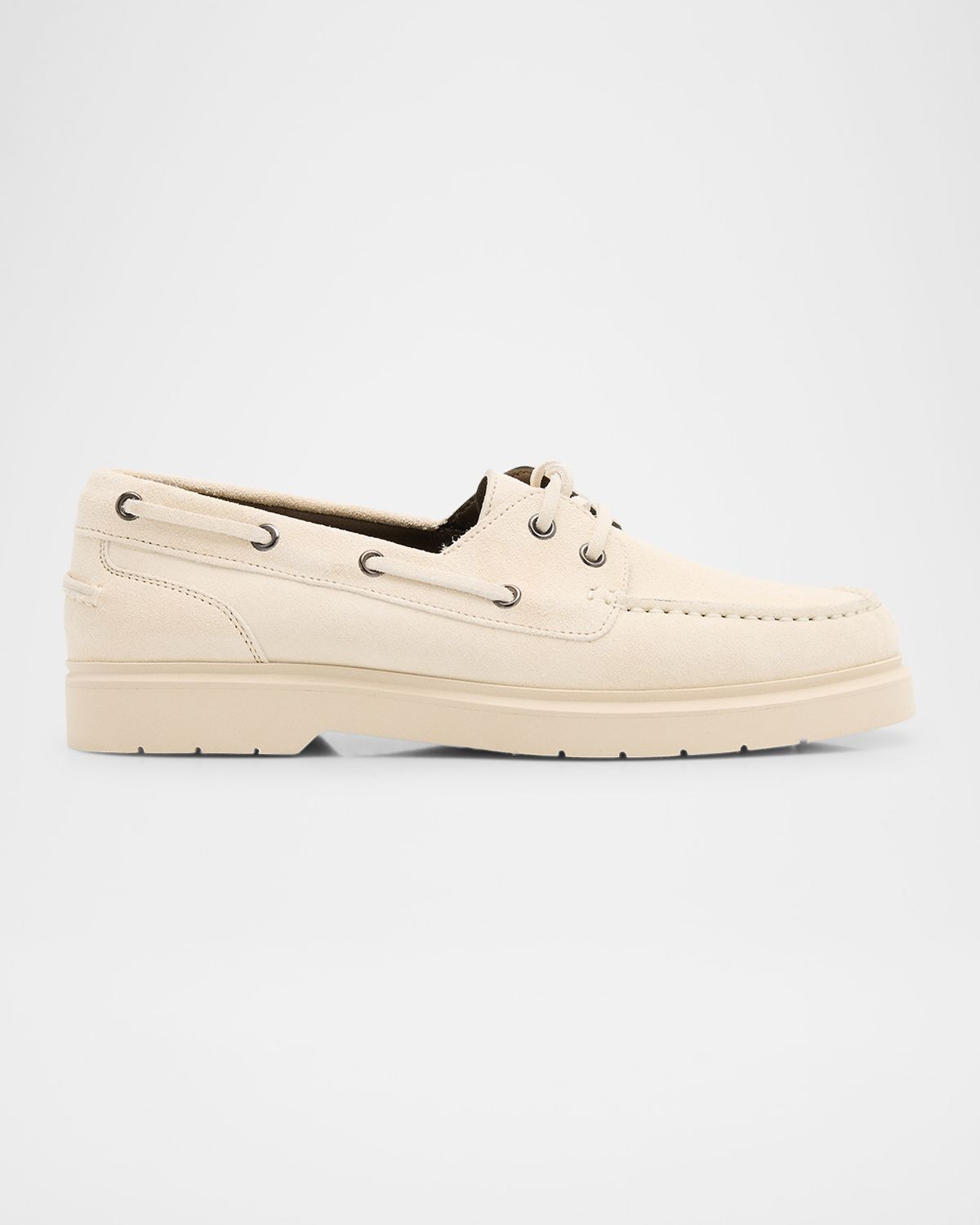 Brunello Cucinelli Classic Suede Boat Loafers