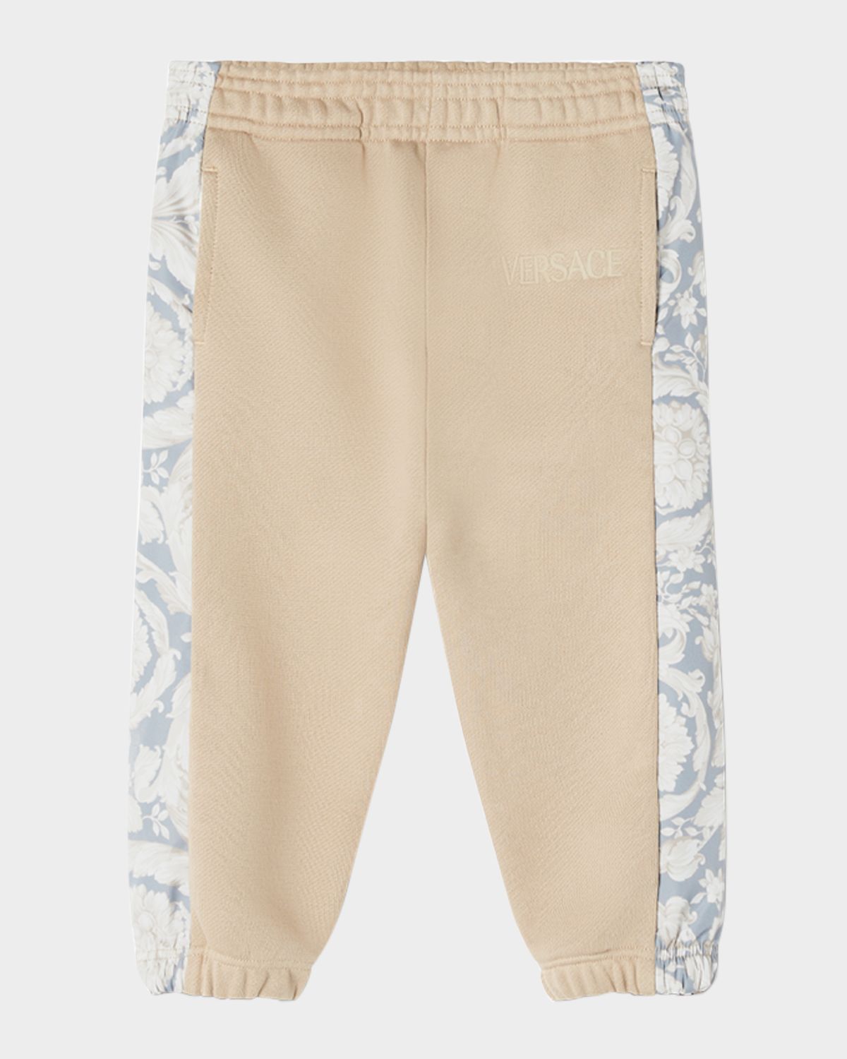 Versace Boy 's Barocco-Trim Fleece Sweatpants, Size 12M-4