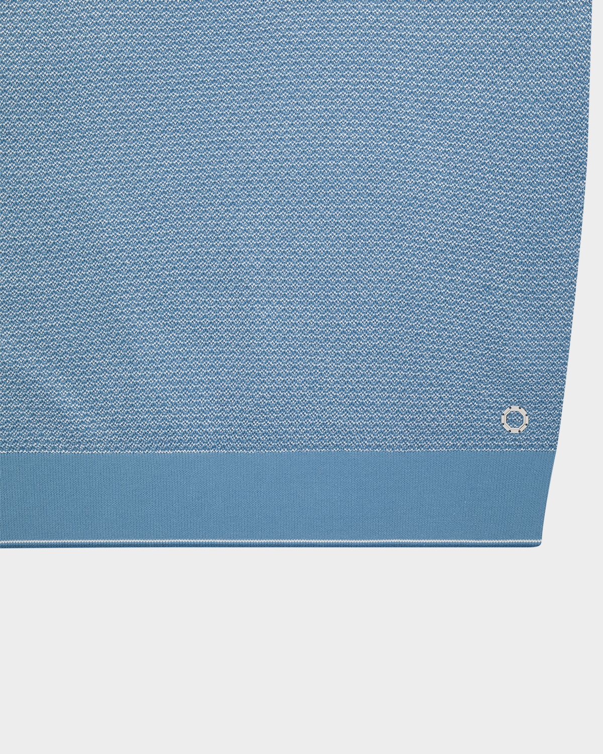 Stefano Ricci Men 's Short-Sleeve Quarter-Zip Polo Sweater