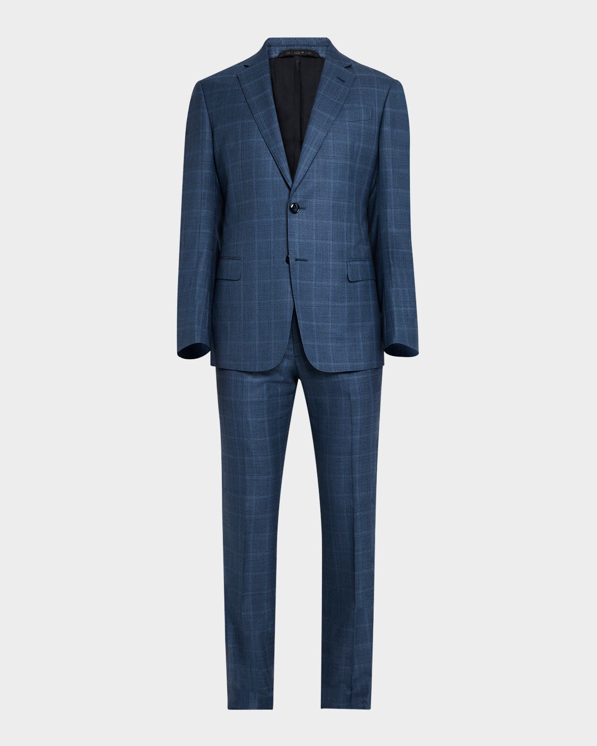 Giorgio Armani Men 's Blurred Windowpane 240G Suit | Thumbnail 11 Giorgio Armani Men 's Blurred Windowpane 240G Suit | Thumbnail 11